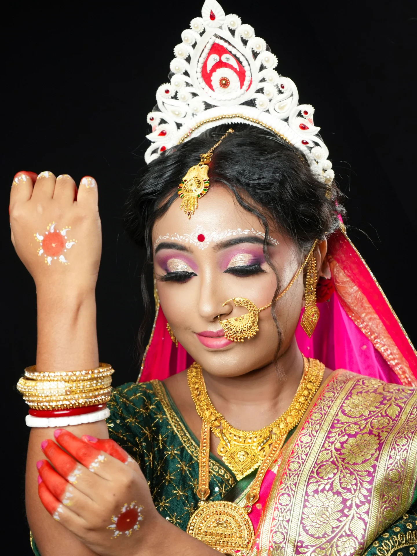 Bengoli bridal  makeup